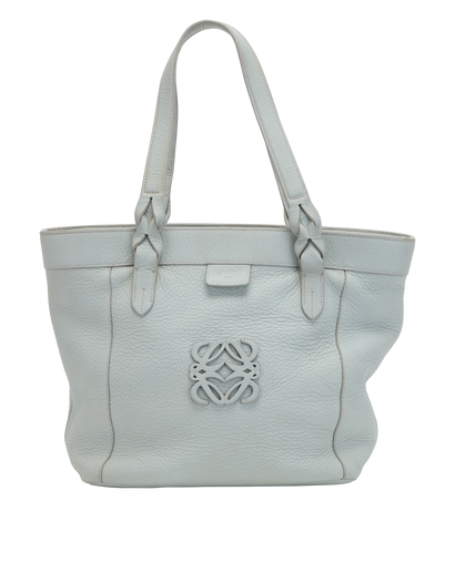 Fusta Tote, &pound;375, Handbags, Blue, Leather, Front view